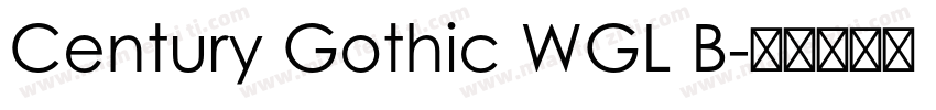 Century Gothic WGL B字体转换